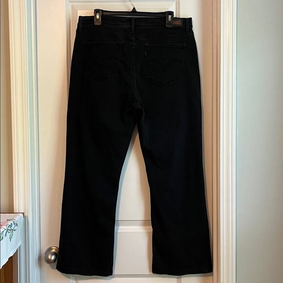 Levi’s 512 Women’s Size 16 Perfectly Slimming Black Bootcut Jeans - Picture 5 of 11